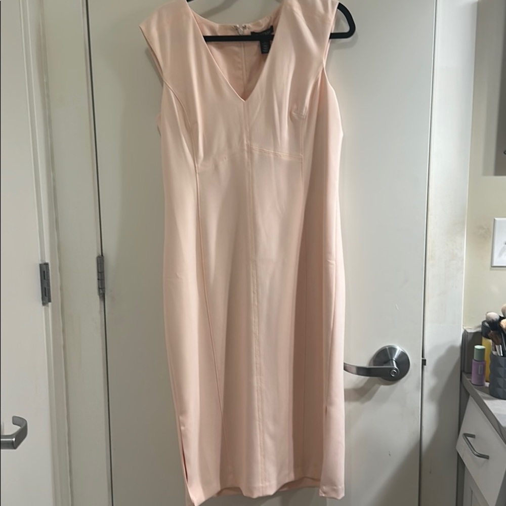 - White House Black Market Sheath Dress, light pink